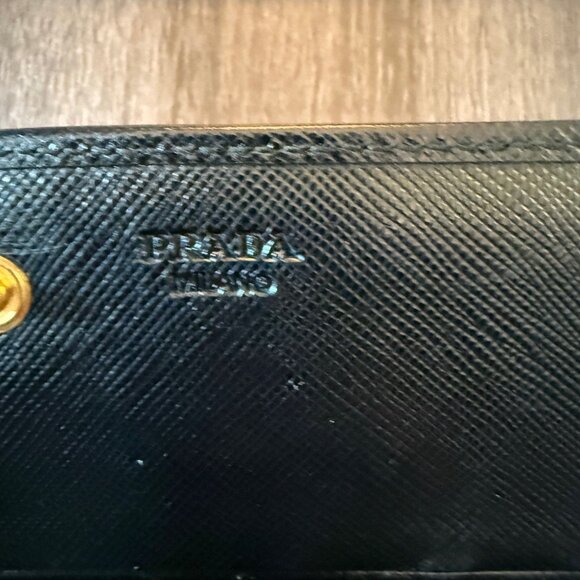 Prada Black Nylon & Saffiano wallet - includes box and card - Picture 16 of 16